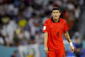 韩联社：金玟哉完成了韩国队完整合练，能够出战对巴西的友谊赛